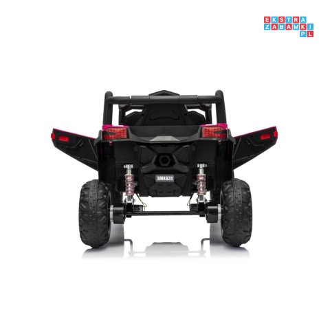 [XMX-631] Buggy Madman UTV-MX na akumulator 4x35W 12V/10Ah EVA LED ekoskóra - różowy