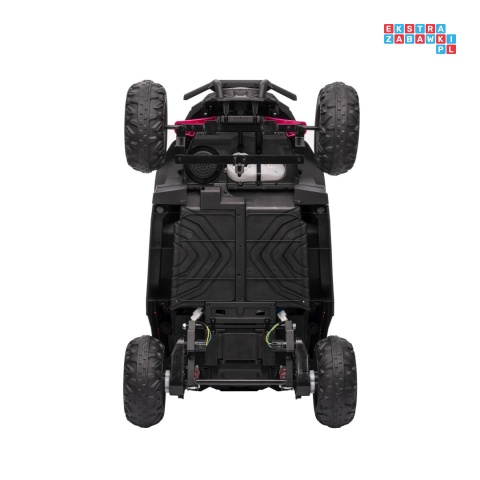 [XMX-631] Buggy Madman UTV-MX na akumulator 4x35W 12V/10Ah EVA LED ekoskóra - różowy