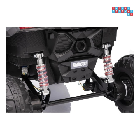 [XMX-631] Buggy Madman UTV-MX na akumulator 4x35W 12V/10Ah EVA LED ekoskóra - różowy