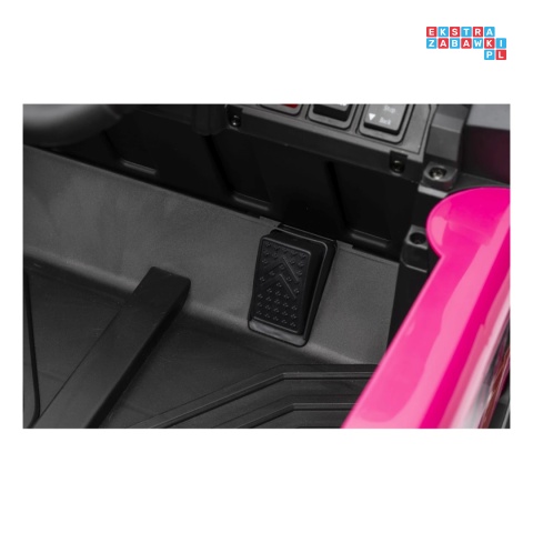 [XMX-631] Buggy Madman UTV-MX na akumulator 4x35W 12V/10Ah EVA LED ekoskóra - różowy