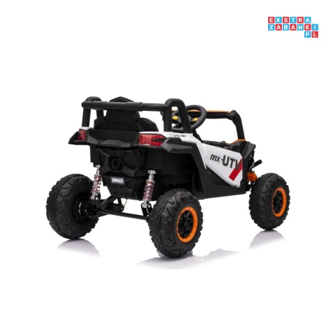 [XMX-631] Buggy Madman UTV-MX na akumulator 4x35W 12V/10Ah EVA LED ekoskóra - biały
