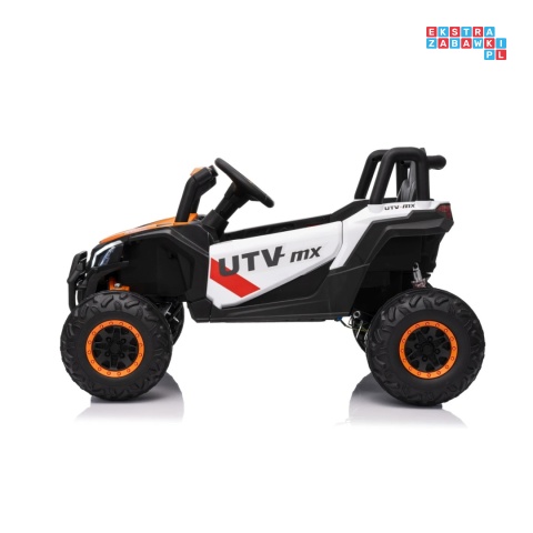 [XMX-631] Buggy Madman UTV-MX na akumulator 4x35W 12V/10Ah EVA LED ekoskóra - biały