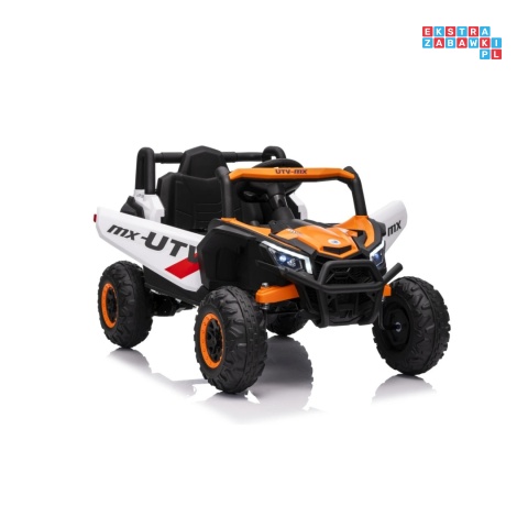 [XMX-631] Buggy Madman UTV-MX na akumulator 4x35W 12V/10Ah EVA LED ekoskóra - biały