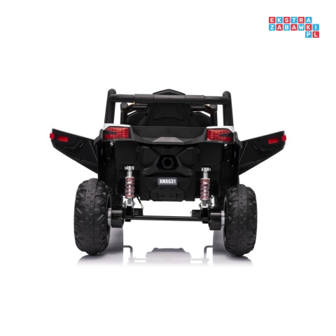 [XMX-631] Buggy Madman UTV-MX na akumulator 4x35W 12V/10Ah EVA LED ekoskóra - biały