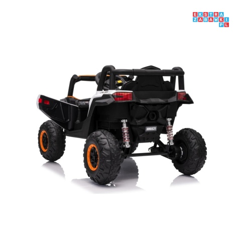 [XMX-631] Buggy Madman UTV-MX na akumulator 4x35W 12V/10Ah EVA LED ekoskóra - biały