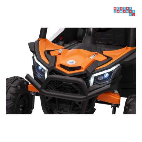 [XMX-631] Buggy Madman UTV-MX na akumulator 4x35W 12V/10Ah EVA LED ekoskóra - biały
