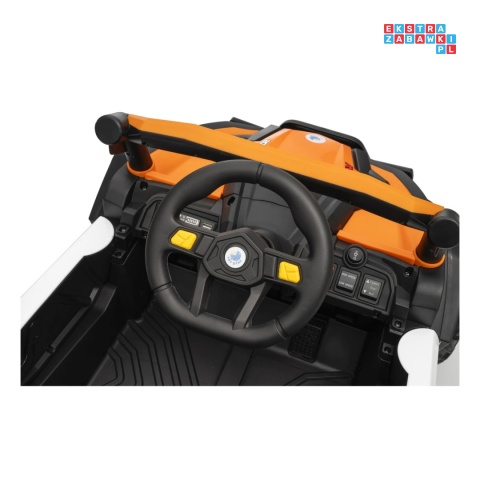 [XMX-631] Buggy Madman UTV-MX na akumulator 4x35W 12V/10Ah EVA LED ekoskóra - biały