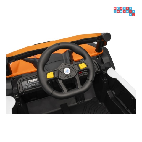 [XMX-631] Buggy Madman UTV-MX na akumulator 4x35W 12V/10Ah EVA LED ekoskóra - biały