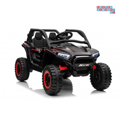 [XMX-639] Buggy KCK na akumulator 4x50W 24V/7Ah ekoskóra EVA MP3 Bluetooth - czarny