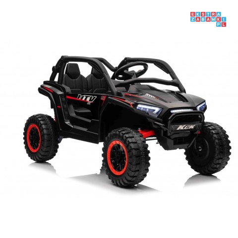 [XMX-639] Buggy KCK na akumulator 4x50W 24V/7Ah ekoskóra EVA MP3 Bluetooth - czarny