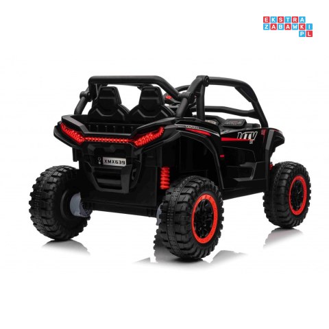 [XMX-639] Buggy KCK na akumulator 4x50W 24V/7Ah ekoskóra EVA MP3 Bluetooth - czarny