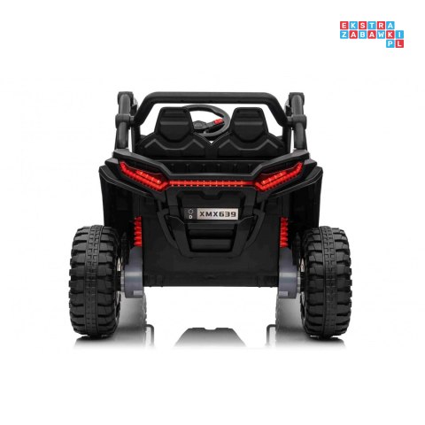 [XMX-639] Buggy KCK na akumulator 4x50W 24V/7Ah ekoskóra EVA MP3 Bluetooth - czarny