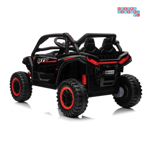 [XMX-639] Buggy KCK na akumulator 4x50W 24V/7Ah ekoskóra EVA MP3 Bluetooth - czarny