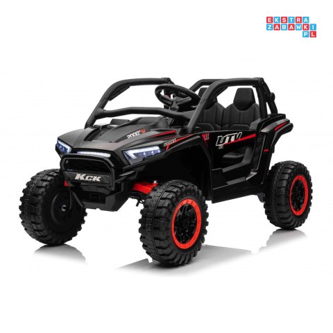 [XMX-639] Buggy KCK na akumulator 4x50W 24V/7Ah ekoskóra EVA MP3 Bluetooth - czarny