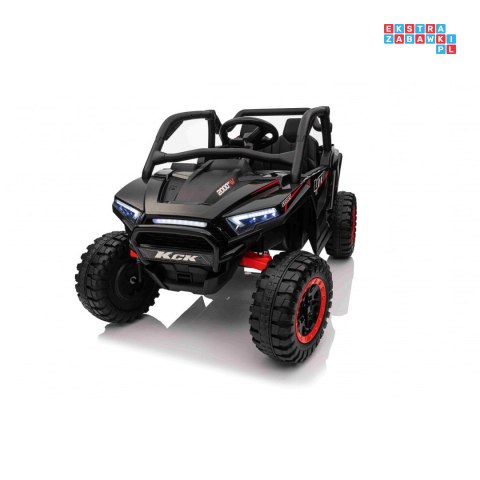 [XMX-639] Buggy KCK na akumulator 4x50W 24V/7Ah ekoskóra EVA MP3 Bluetooth - czarny