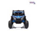 [XMX-631] Buggy Madman UTV-MX na akumulator 4x35W 12V/10Ah EVA LED ekoskóra - niebieski
