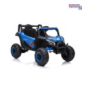 [XMX-631] Buggy Madman UTV-MX na akumulator 4x35W 12V/10Ah EVA LED ekoskóra - niebieski