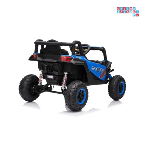 [XMX-631] Buggy Madman UTV-MX na akumulator 4x35W 12V/10Ah EVA LED ekoskóra - niebieski