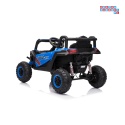 [XMX-631] Buggy Madman UTV-MX na akumulator 4x35W 12V/10Ah EVA LED ekoskóra - niebieski