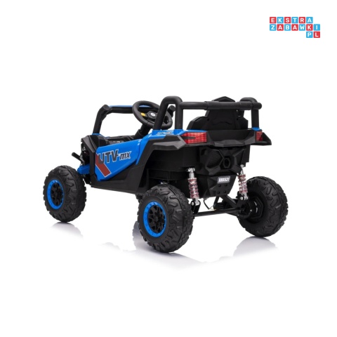 [XMX-631] Buggy Madman UTV-MX na akumulator 4x35W 12V/10Ah EVA LED ekoskóra - niebieski