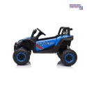 [XMX-631] Buggy Madman UTV-MX na akumulator 4x35W 12V/10Ah EVA LED ekoskóra - niebieski
