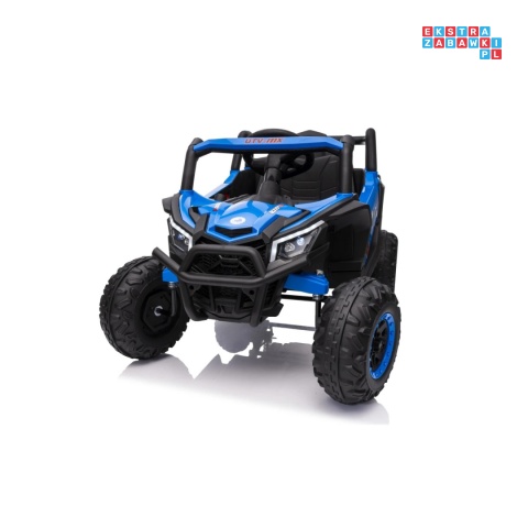[XMX-631] Buggy Madman UTV-MX na akumulator 4x35W 12V/10Ah EVA LED ekoskóra - niebieski