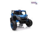 [XMX-631] Buggy Madman UTV-MX na akumulator 4x35W 12V/10Ah EVA LED ekoskóra - niebieski