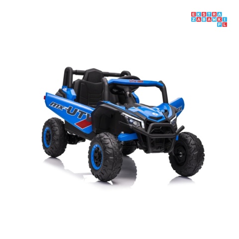 [XMX-631] Buggy Madman UTV-MX na akumulator 4x35W 12V/10Ah EVA LED ekoskóra - niebieski