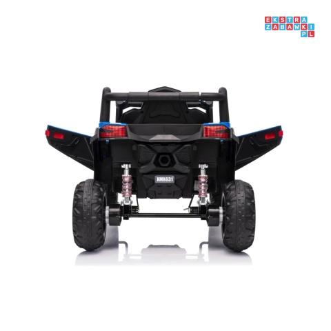 [XMX-631] Buggy Madman UTV-MX na akumulator 4x35W 12V/10Ah EVA LED ekoskóra - niebieski