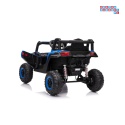 [XMX-631] Buggy Madman UTV-MX na akumulator 4x35W 12V/10Ah EVA LED ekoskóra - niebieski