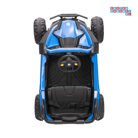 [XMX-631] Buggy Madman UTV-MX na akumulator 4x35W 12V/10Ah EVA LED ekoskóra - niebieski