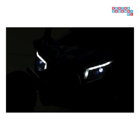 [XMX-631] Buggy Madman UTV-MX na akumulator 4x35W 12V/10Ah EVA LED ekoskóra - niebieski