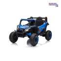 [XMX-631] Buggy Madman UTV-MX na akumulator 4x35W 12V/10Ah EVA LED ekoskóra - niebieski