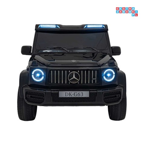 [DK-G63] Mercedes Benz G63 AMG XXL [4x200W 24V/14Ah] koła EVA, LED, ekoskóra - czarny