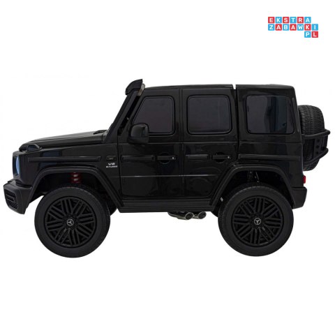[DK-G63] Mercedes Benz G63 AMG XXL [4x200W 24V/14Ah] koła EVA, LED, ekoskóra - czarny