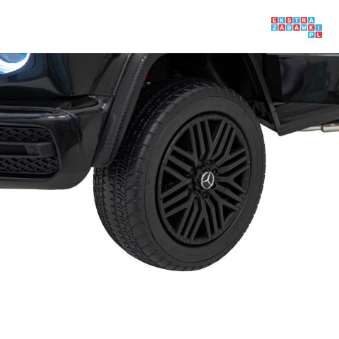 [DK-G63] Mercedes Benz G63 AMG XXL [4x200W 24V/14Ah] koła EVA, LED, ekoskóra - czarny