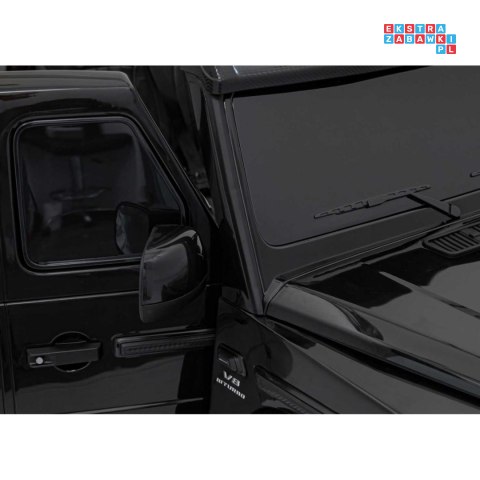 [DK-G63] Mercedes Benz G63 AMG XXL [4x200W 24V/14Ah] koła EVA, LED, ekoskóra - czarny