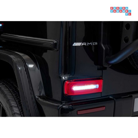 [DK-G63] Mercedes Benz G63 AMG XXL [4x200W 24V/14Ah] koła EVA, LED, ekoskóra - czarny
