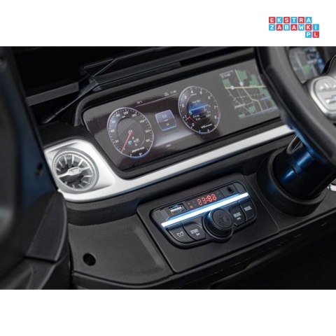 [DK-G63] Mercedes Benz G63 AMG XXL [4x200W 24V/14Ah] koła EVA, LED, ekoskóra - czarny