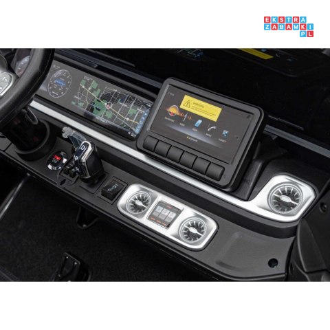 [DK-G63] Mercedes Benz G63 AMG XXL [4x200W 24V/14Ah] koła EVA, LED, ekoskóra - czarny
