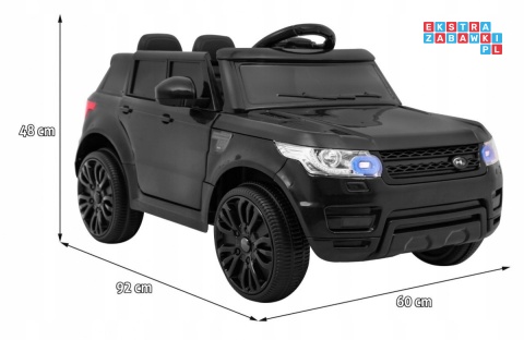 [outlet] [HL-1638] Auto Start Run z pilotem na akumulator 12V/4.5Ah 2x30W MP3 LED pilot pokrowiec - czarny