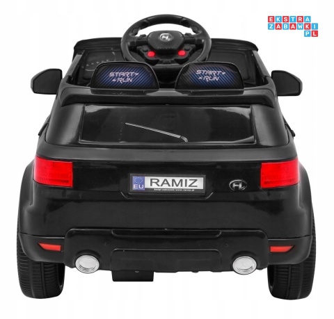 [outlet] [HL-1638] Auto Start Run z pilotem na akumulator 12V/4.5Ah 2x30W MP3 LED pilot pokrowiec - czarny