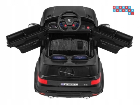 [outlet] [HL-1638] Auto Start Run z pilotem na akumulator 12V/4.5Ah 2x30W MP3 LED pilot pokrowiec - czarny