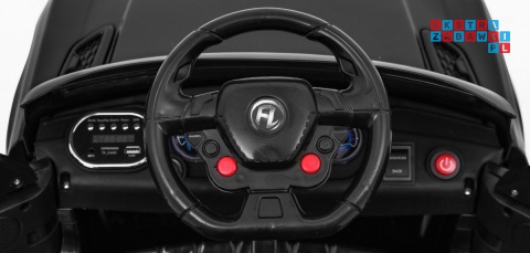 [outlet] [HL-1638] Auto Start Run z pilotem na akumulator 12V/4.5Ah 2x30W MP3 LED pilot pokrowiec - czarny