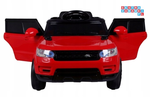 [HL-1638] Auto Start Run z pilotem na akumulator 12V/4.5Ah 2x30W MP3 LED pilot pokrowiec - czerwony