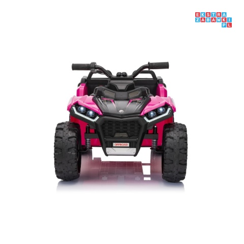 [HL699] Quad Sport TX ATV z paką 4x35W 24V/7Ah EVA ekoskóra bluetooth - różowy