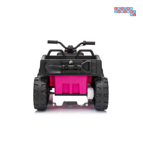 [HL699] Quad Sport TX ATV z paką 4x35W 24V/7Ah EVA ekoskóra bluetooth - różowy