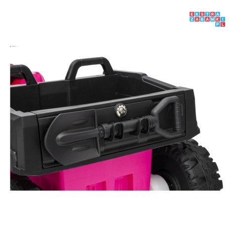 [HL699] Quad Sport TX ATV z paką 4x35W 24V/7Ah EVA ekoskóra bluetooth - różowy