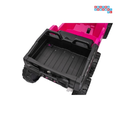 [HL699] Quad Sport TX ATV z paką 4x35W 24V/7Ah EVA ekoskóra bluetooth - różowy