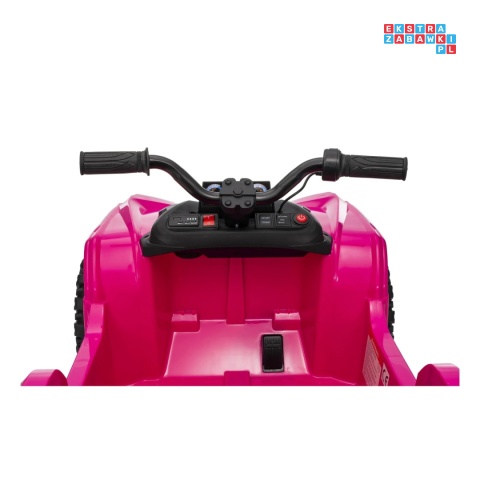 [HL699] Quad Sport TX ATV z paką 4x35W 24V/7Ah EVA ekoskóra bluetooth - różowy
